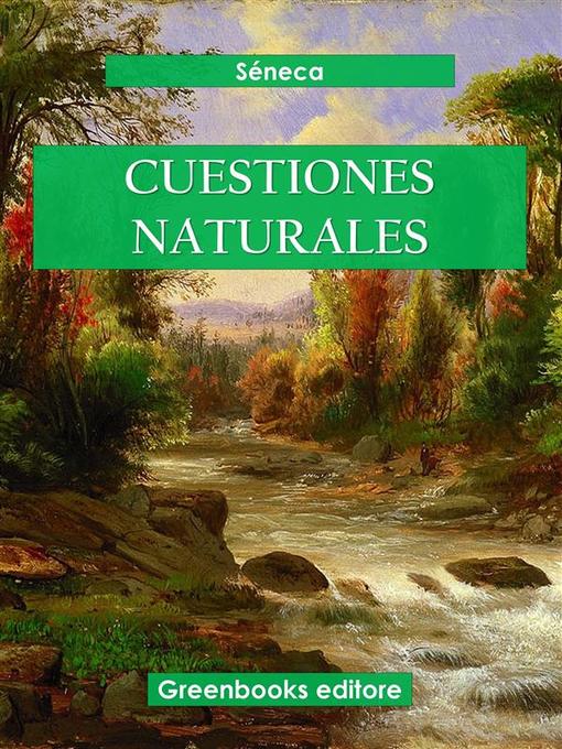 Title details for Cuestiones naturales by Séneca - Available